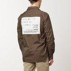 Leonel Long-Sleeve Shirt // Army Green (S)