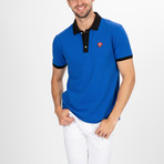 Salt Lake City Short Sleeve Polo Shirt // Sax + Navy (XL)