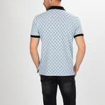 Boise Short Sleeve Polo Shirt // Blue + Black (M)