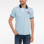 Baton Rouge Polo Shirt SS // Blue (L)