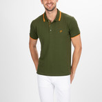 Carson City Short Sleeve Polo Shirt // Khaki (S)