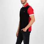 Concord Short Sleeve Polo Shirt // Red + Black (S)