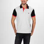 Oklahoma City Short Sleeve Polo Shirt // Black + Gray (S)