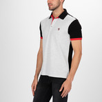 Oklahoma City Short Sleeve Polo Shirt // Black + Gray (XS)