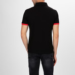 Oklahoma City Short Sleeve Polo Shirt // Black + Gray (2XL)