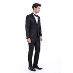 Hunter 2-Piece Slim-Fit Suit // Black (Euro: 50)