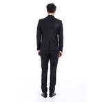 Hunter 2-Piece Slim-Fit Suit // Black (US: 44R)