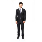 Faustino 2-Piece Slim-Fit Suit // Smoked (US: 56R)