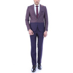 Leon 2-Piece Slim-Fit Suit // Purple (US: 54R)