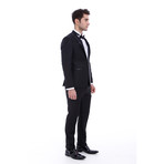 Darrin Slim Fit 2-Piece Suit // Black (US: 54R)