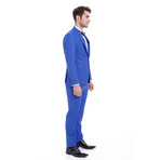 Theodore 2-Piece Slim-Fit Suit // Sax Blue (US: 44R)