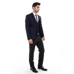 Dillon 3-Piece Slim-Fit Suit // Black (Euro: 56)