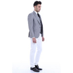 Kent 3-Piece Slim-Fit Suit // Grey (US: 46R)