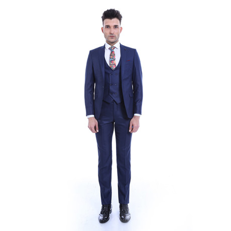 Jerold 3-Piece Slim-Fit Suit // Navy (US: 44R)