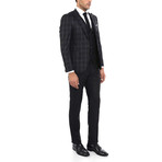 Brandon 3-Piece Slim Fit Suit // Black (US: 54R)