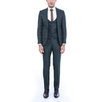 Steven 3-Piece Slim-Fit Suit // Green (US: 54R)