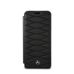 Mercedes Benz // Pattern III Booktype Case // Black (Galaxy S8)