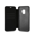 Mercedes Benz // Organic Genuine Leather Booktype Case // Black (GALAXY S9)