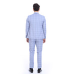 Oswaldo 3-Piece Slim-Fit Suit // Light Blue (US: 52R)