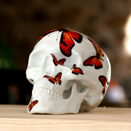 Red Butterfly Skull // NooN
