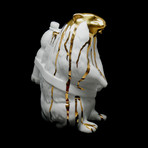 Sculpture Marmot Gold Porcelain Edition // SWEETLOVE
