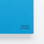 Triangle Notebook // Blue