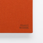 Triangle Notebook // Dark Amber