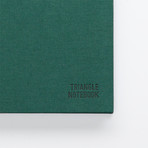 Triangle Notebook // Dark Green