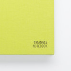 Triangle Notebook // Green