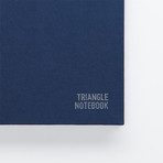 Triangle Notebook // Navy Blue