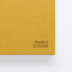 Triangle Notebook // Mustard