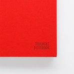 Triangle Notebook // Red