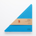 Triangle Notebook // Blue