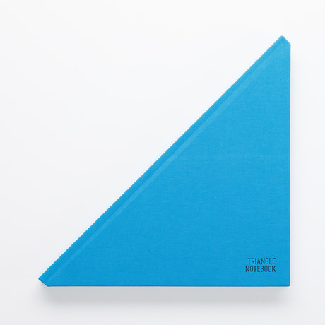 Triangle Notebook // Blue