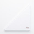 Triangle Notebook // Ghost White