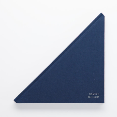 Triangle Notebook // Navy Blue