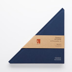 Triangle Notebook // Navy Blue