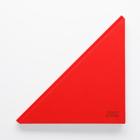 Triangle Notebook // Red