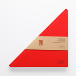 Triangle Notebook // Red