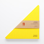 Triangle Notebook // Yellow