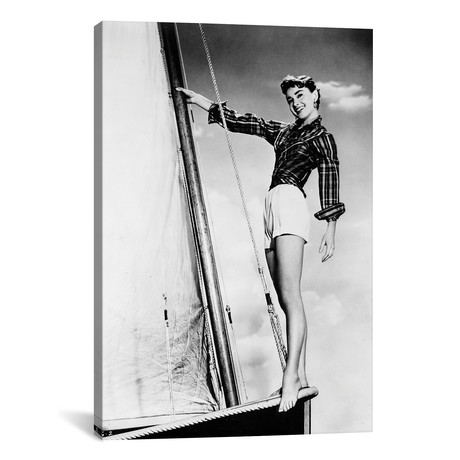 Audrey Hepburn Famous Boat Portrait // Movie Star News