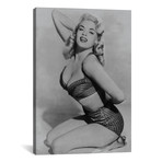 Jayne Mansfield Kneeling On Floor In Lingerie // Movie Star News