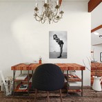 Rita Hayworth Bending Over In Heels // Movie Star News (18"W x 26"H x 0.75"D)