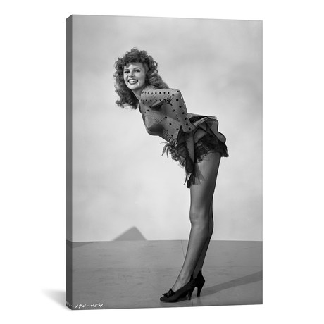 Rita Hayworth Bending Over In Heels // Movie Star News (18"W x 26"H x 0.75"D)