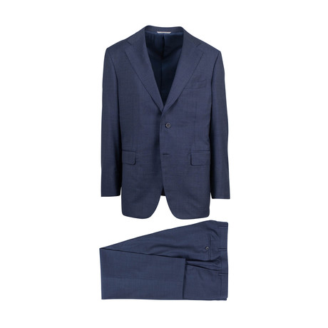 Wool Slim Fit Suit // Blue (Euro: 46R)