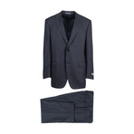 Canali // Striped Wool Trim Fit Suit // Gray (US: 46R)