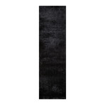 Silky Shag // Black (4' X 4' Round)