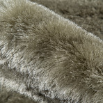 Silky Shag Rug // Sage (3'L x 5'W)