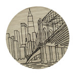 Brooklyn Bridge // Ivory (2'L x 3'W)