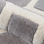 Bentley Rug // Grey (2'L x 3'W)